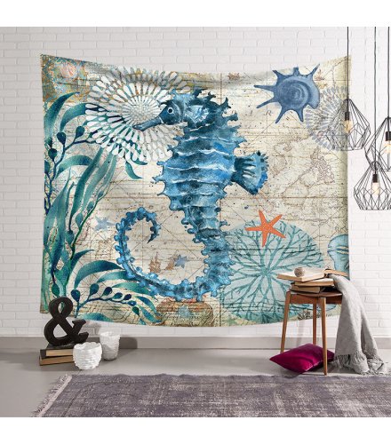 WC013 - Seahorse Pattern Wall Tapestry